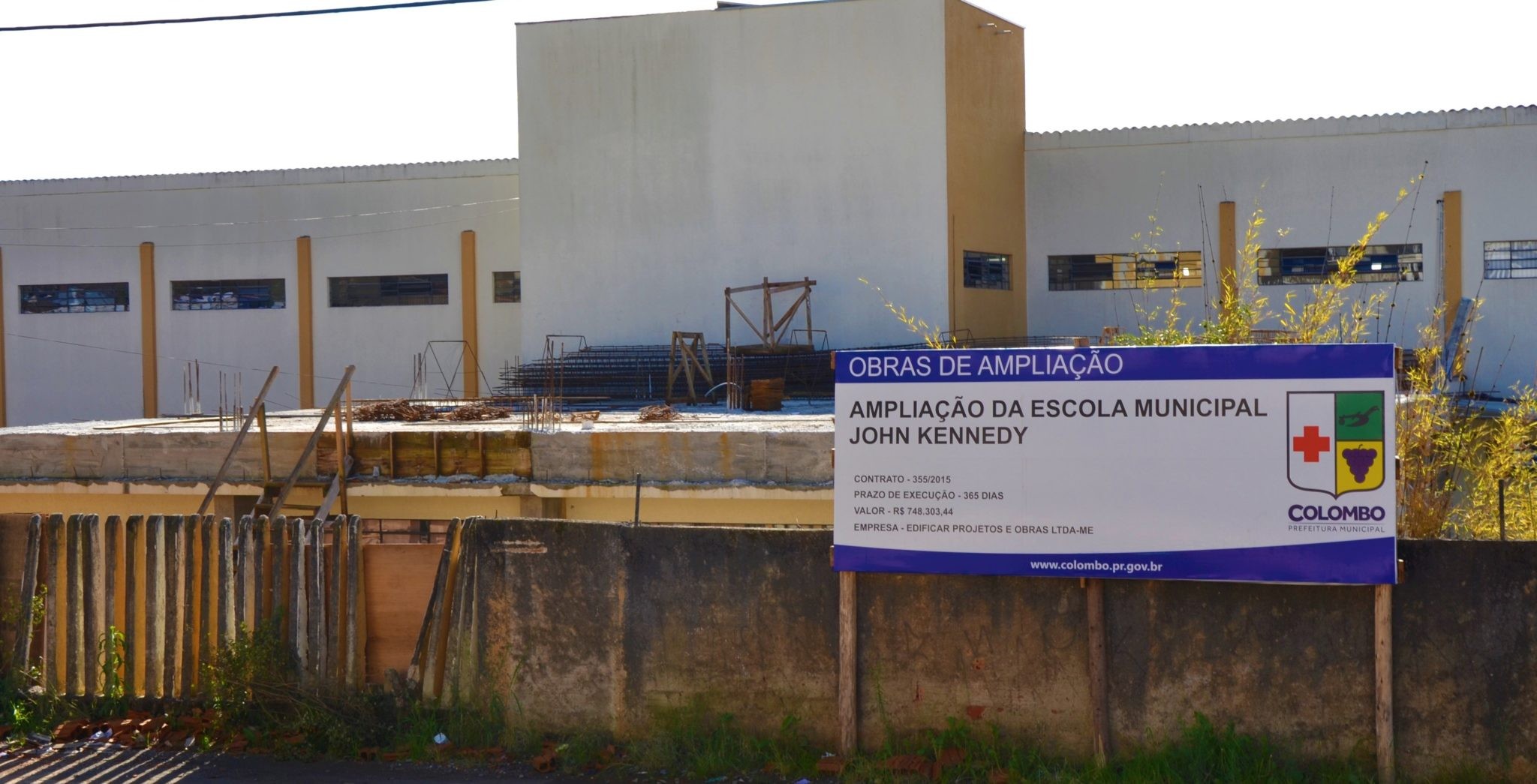 Obras de ampliação da Escola Municipal John Kennedy já estão em ...