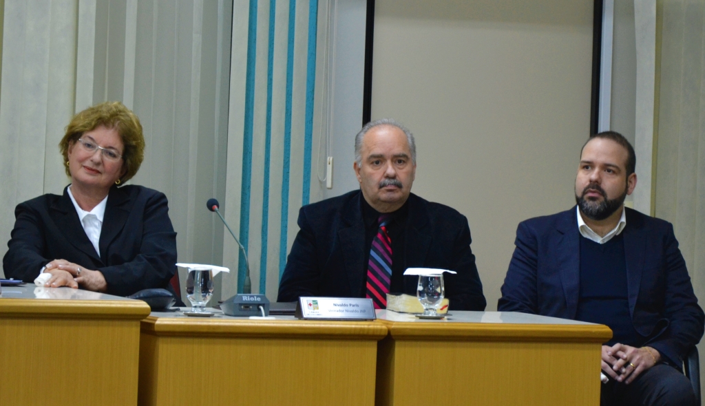 Prefeita Beti Pavin, Pastor Edilson Siqueira e Pastor Rodrigo Siqueira