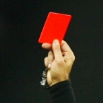 A red card