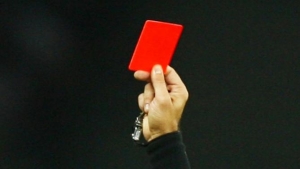 A red card